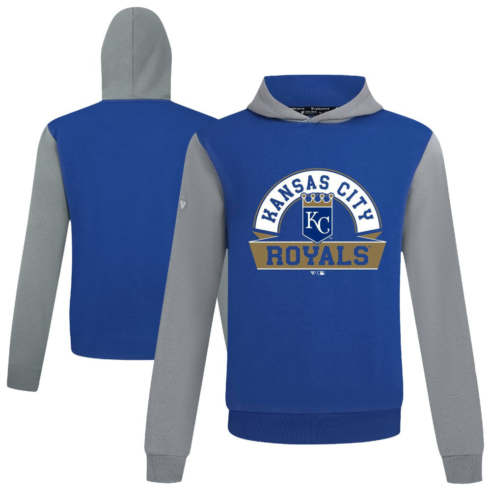 Kansas City Royals Levelwear Throwback Ultimate Banner Arch Hoodie - MLB