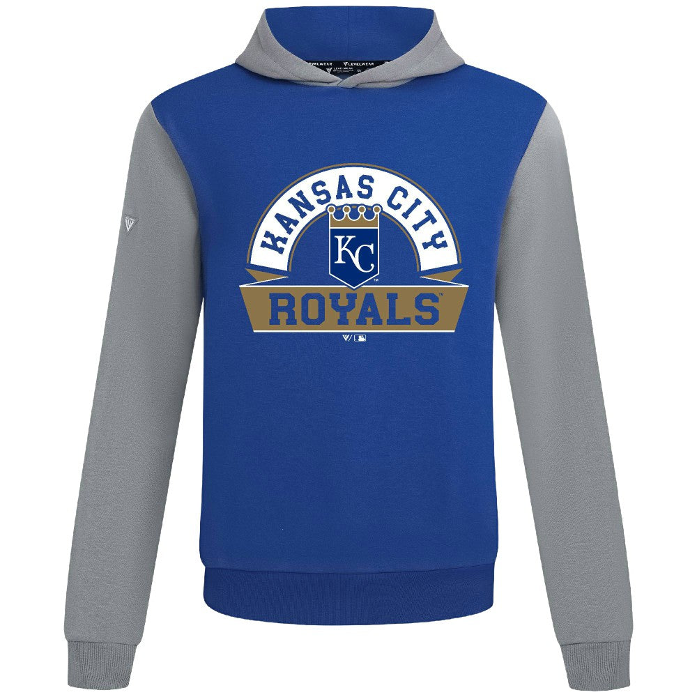 Kansas City Royals Levelwear Throwback Ultimate Banner Arch Hoodie - MLB
