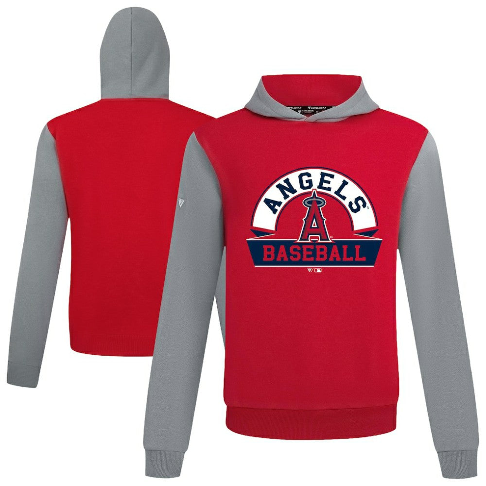 Los Angeles Angels Levelwear Throwback Ultimate Banner Arch Hoodie - MLB