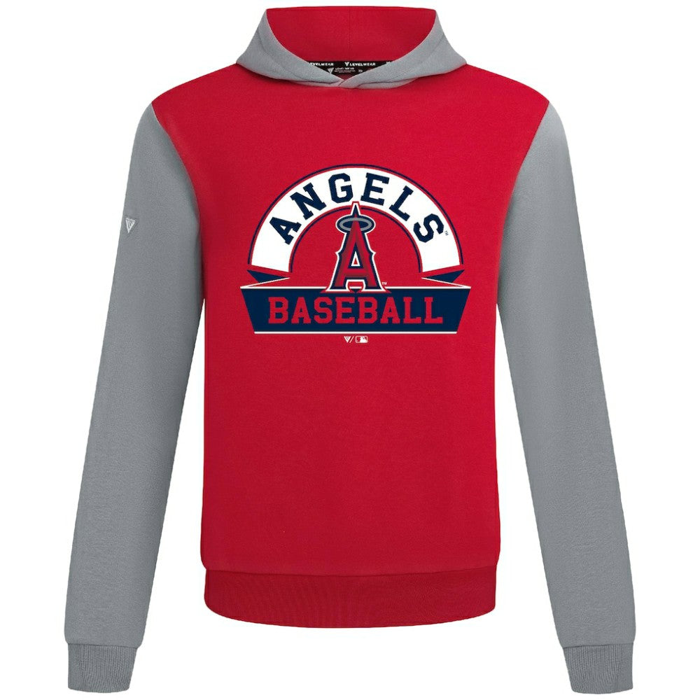 Los Angeles Angels Levelwear Throwback Ultimate Banner Arch Hoodie - MLB