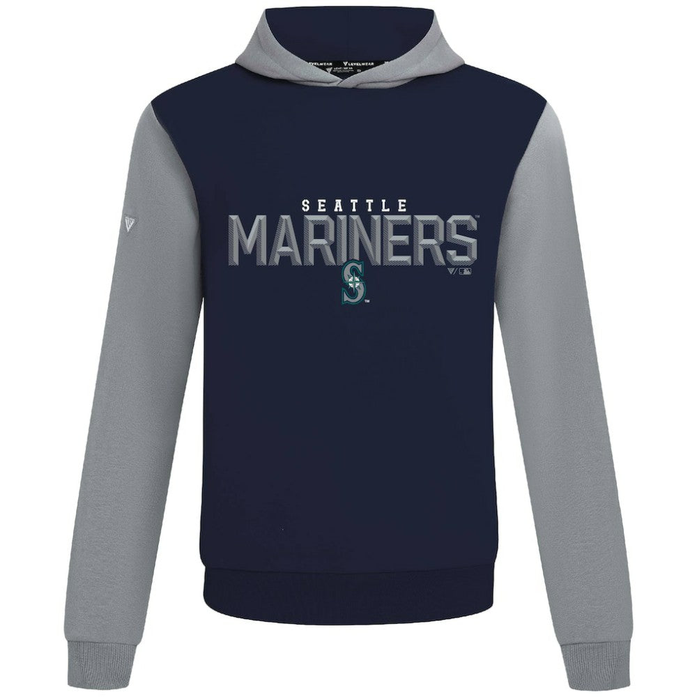 Seattle Mariners Levelwear Throwback Carve Ultimate Hoodie - MLB