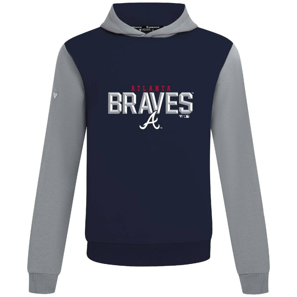 Atlanta Braves Levelwear Throwback Carve Ultimate Hoodie - MLB