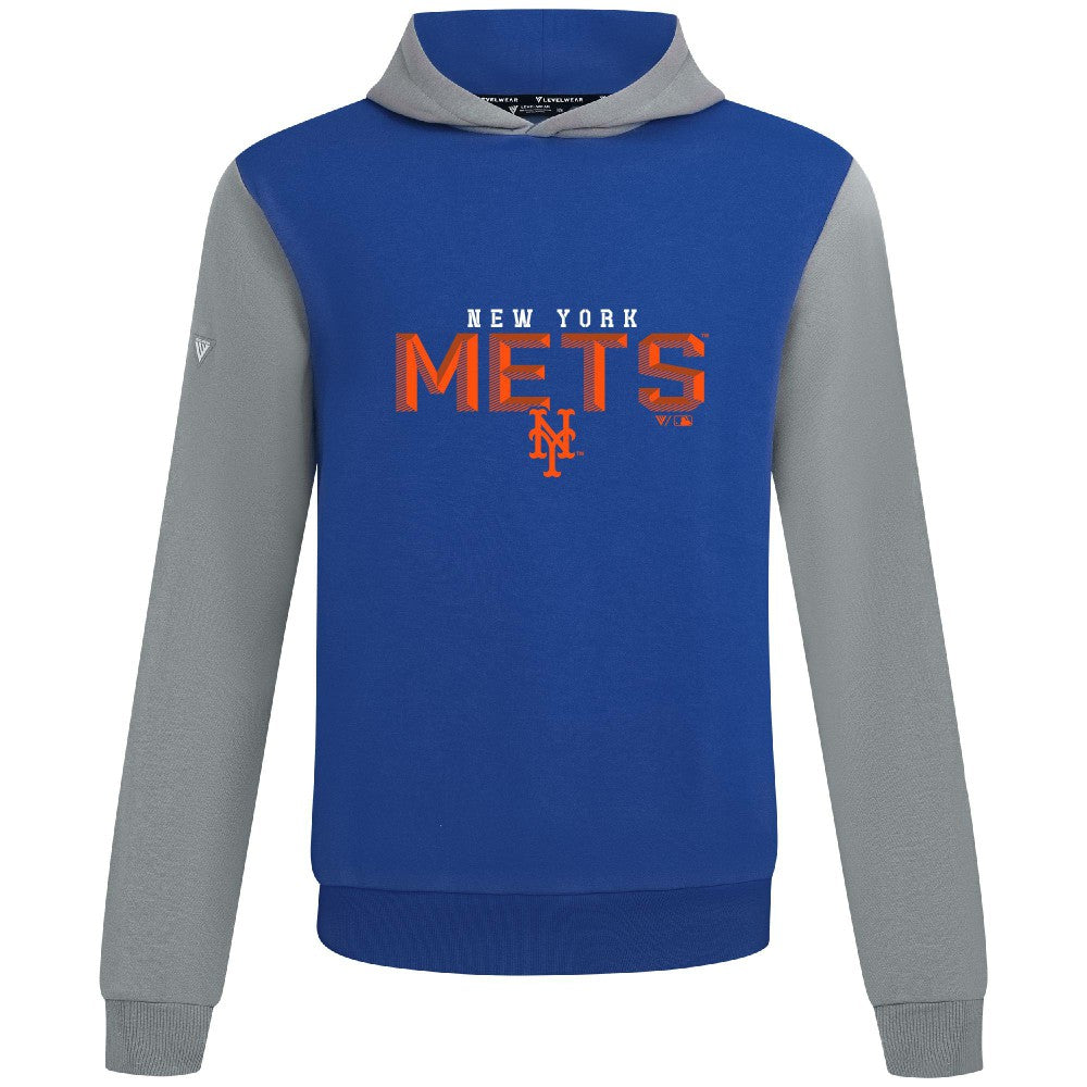 New York Mets Levelwear Throwback Carve Ultimate Hoodie - MLB