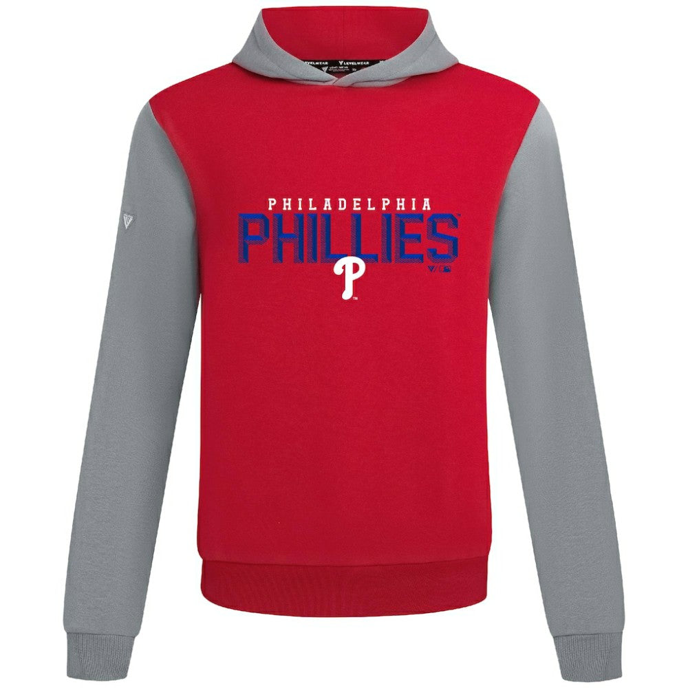 Philadelphia Phillies Levelwear Throwback Carve Ultimate Hoodie - MLB
