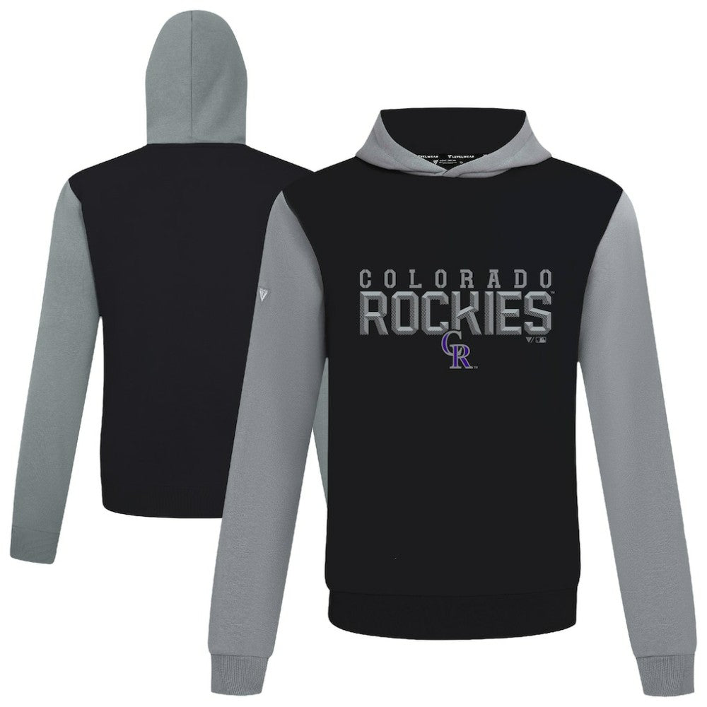 Colorado Rockies Levelwear Throwback Carve Ultimate Hoodie - MLB