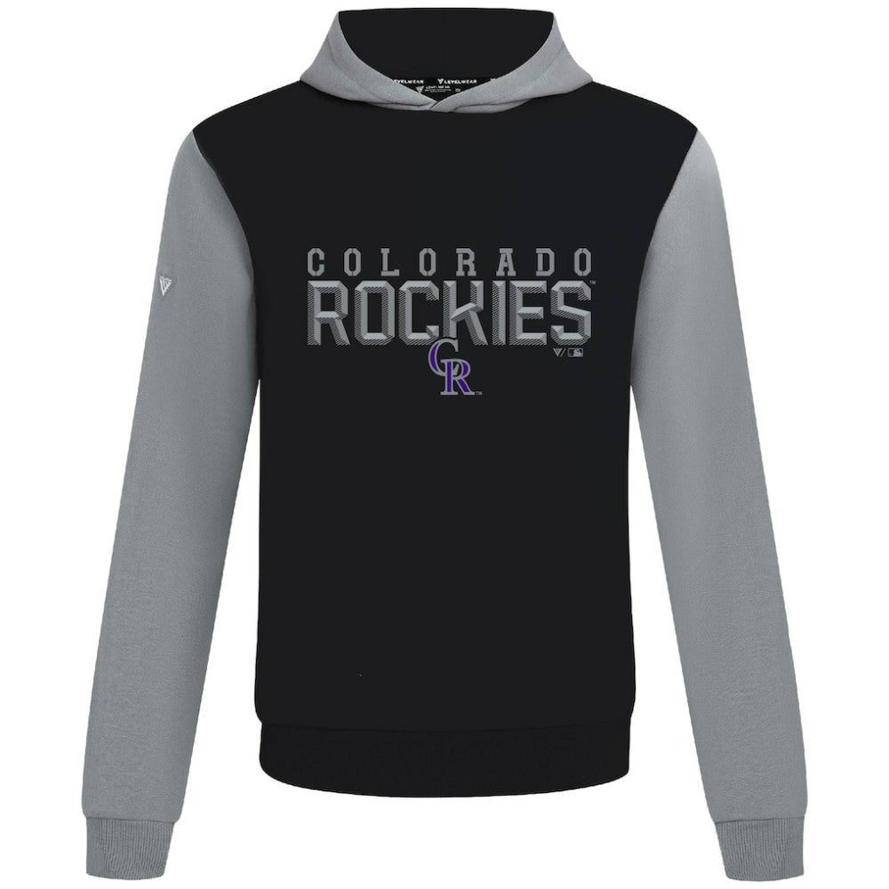 Colorado Rockies Levelwear Throwback Carve Ultimate Hoodie - MLB