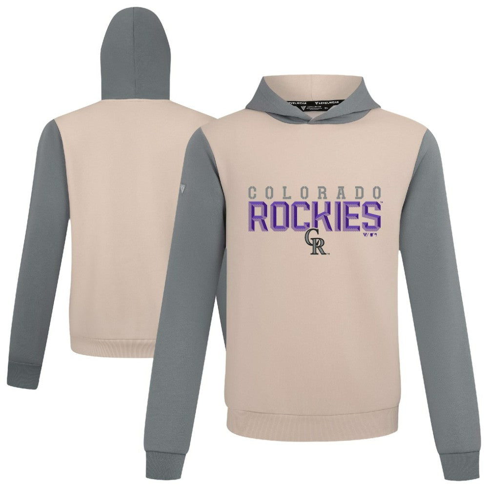 Colorado Rockies Levelwear Throwback Carve Ultimate Hoodie - MLB