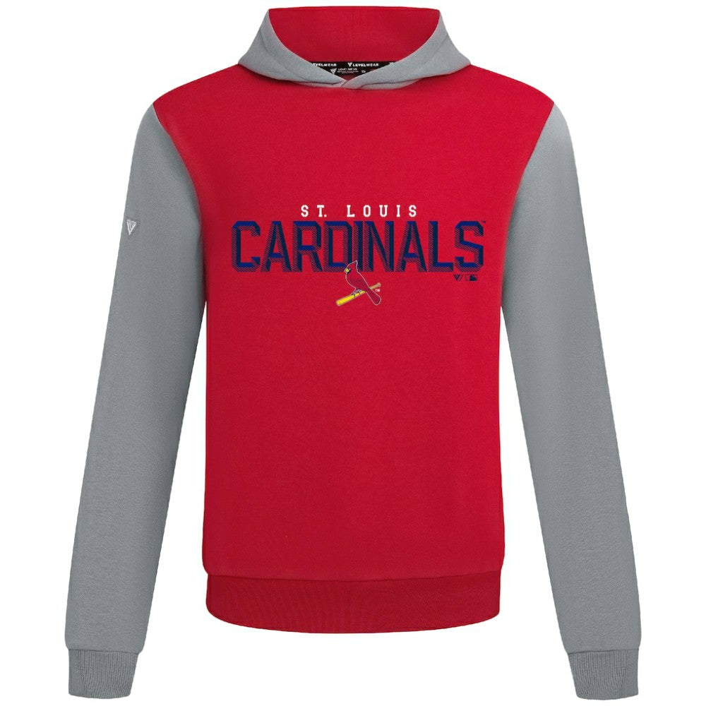 St. Louis Cardinals Levelwear Throwback Carve Ultimate Hoodie - MLB