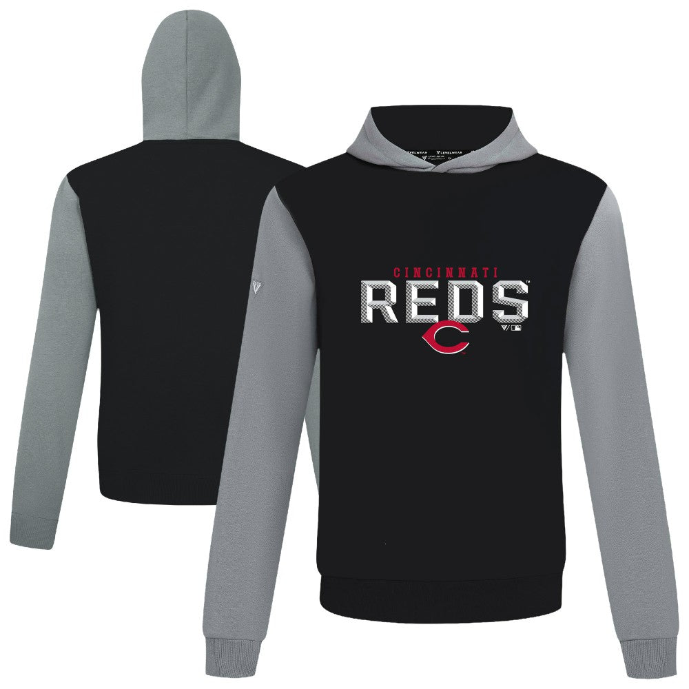 Cincinnati Reds Levelwear Throwback Carve Ultimate Hoodie - MLB