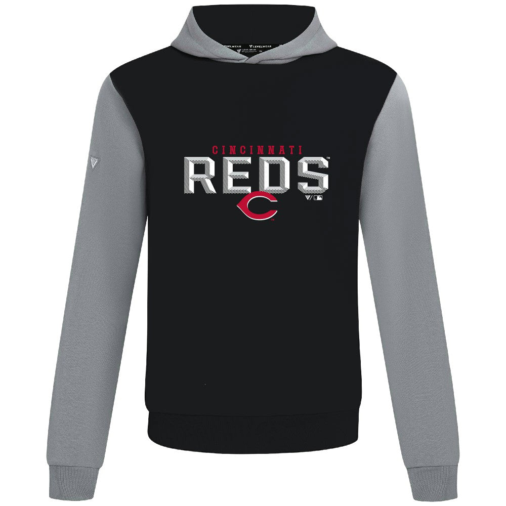 Cincinnati Reds Levelwear Throwback Carve Ultimate Hoodie - MLB