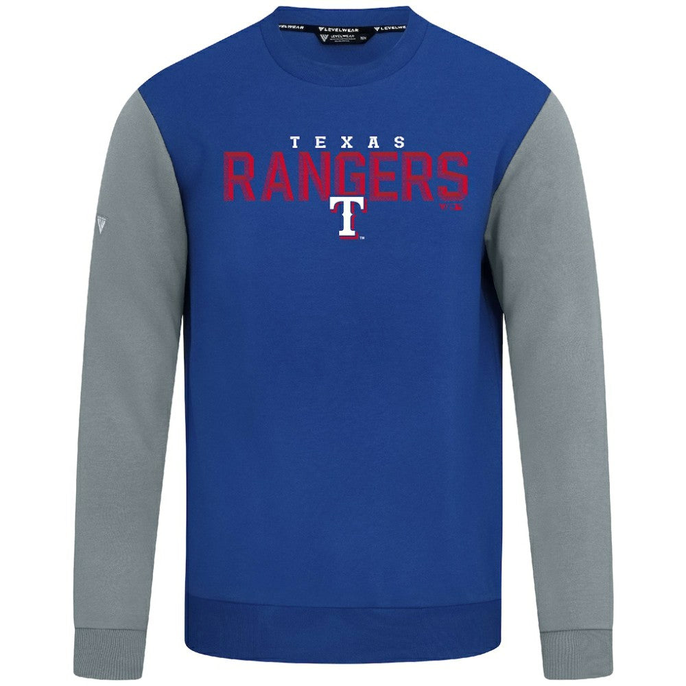 Texas Rangers Levelwear Throwback Ultimate Carve Sweatshirt - MLB