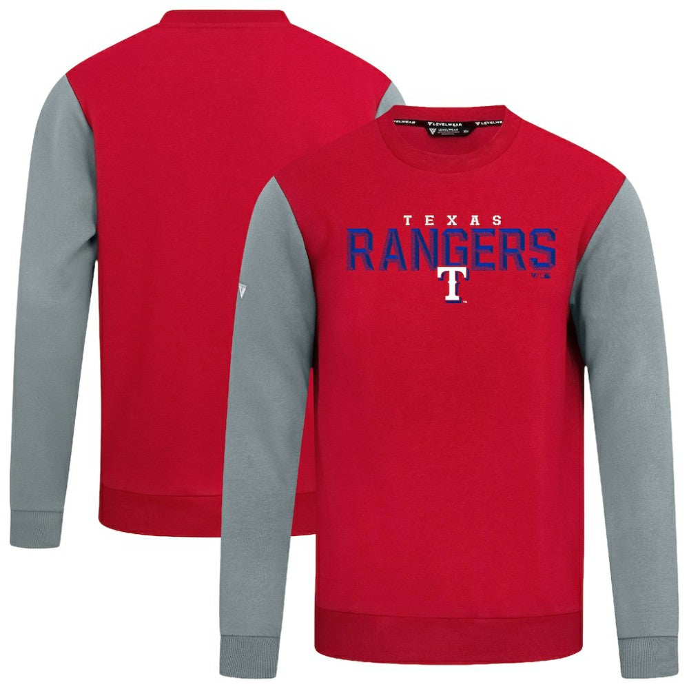 Texas Rangers Levelwear Throwback Ultimate Carve Sweatshirt - MLB