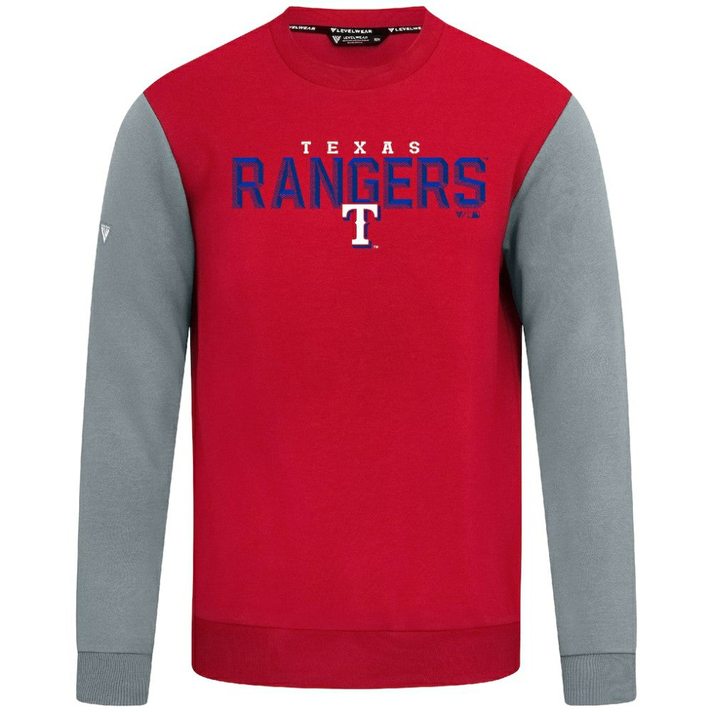Texas Rangers Levelwear Throwback Ultimate Carve Sweatshirt - MLB