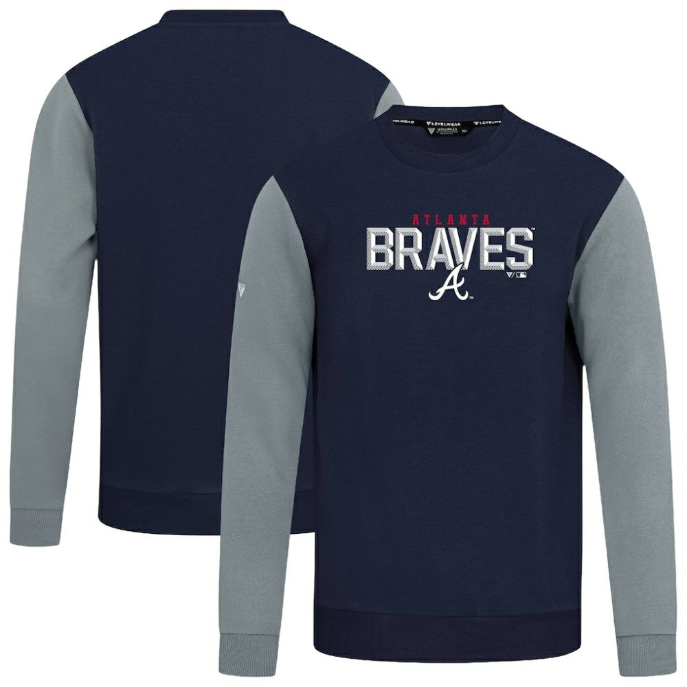 Atlanta Braves Levelwear Throwback Ultimate Carve Sweatshirt - MLB