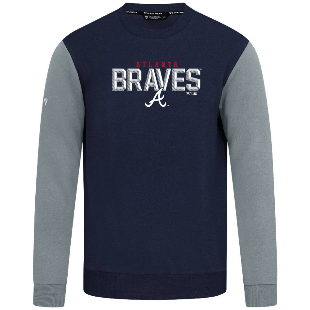 Atlanta Braves Levelwear Throwback Ultimate Carve Sweatshirt - MLB