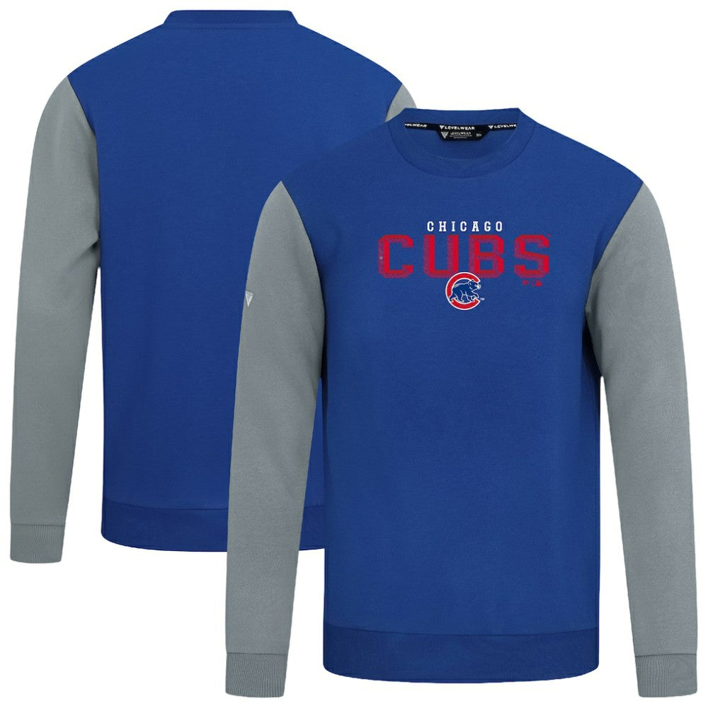 Chicago Cubs Levelwear Throwback Ultimate Carve Sweatshirt - MLB