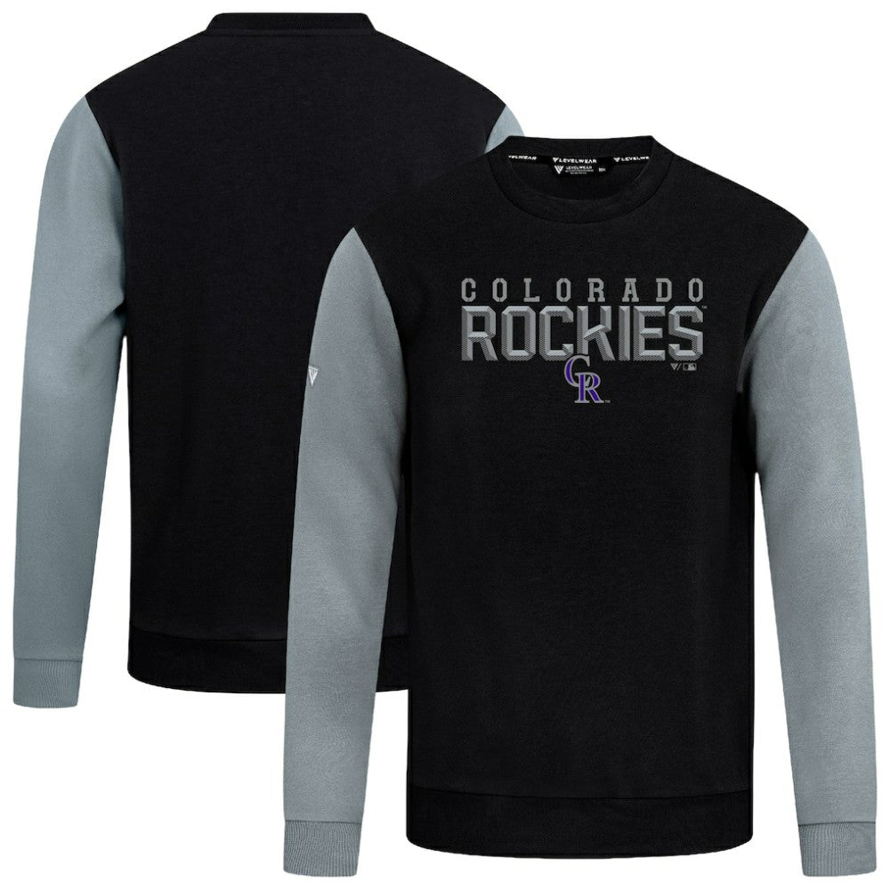 Colorado Rockies Levelwear Throwback Ultimate Carve Sweatshirt - MLB