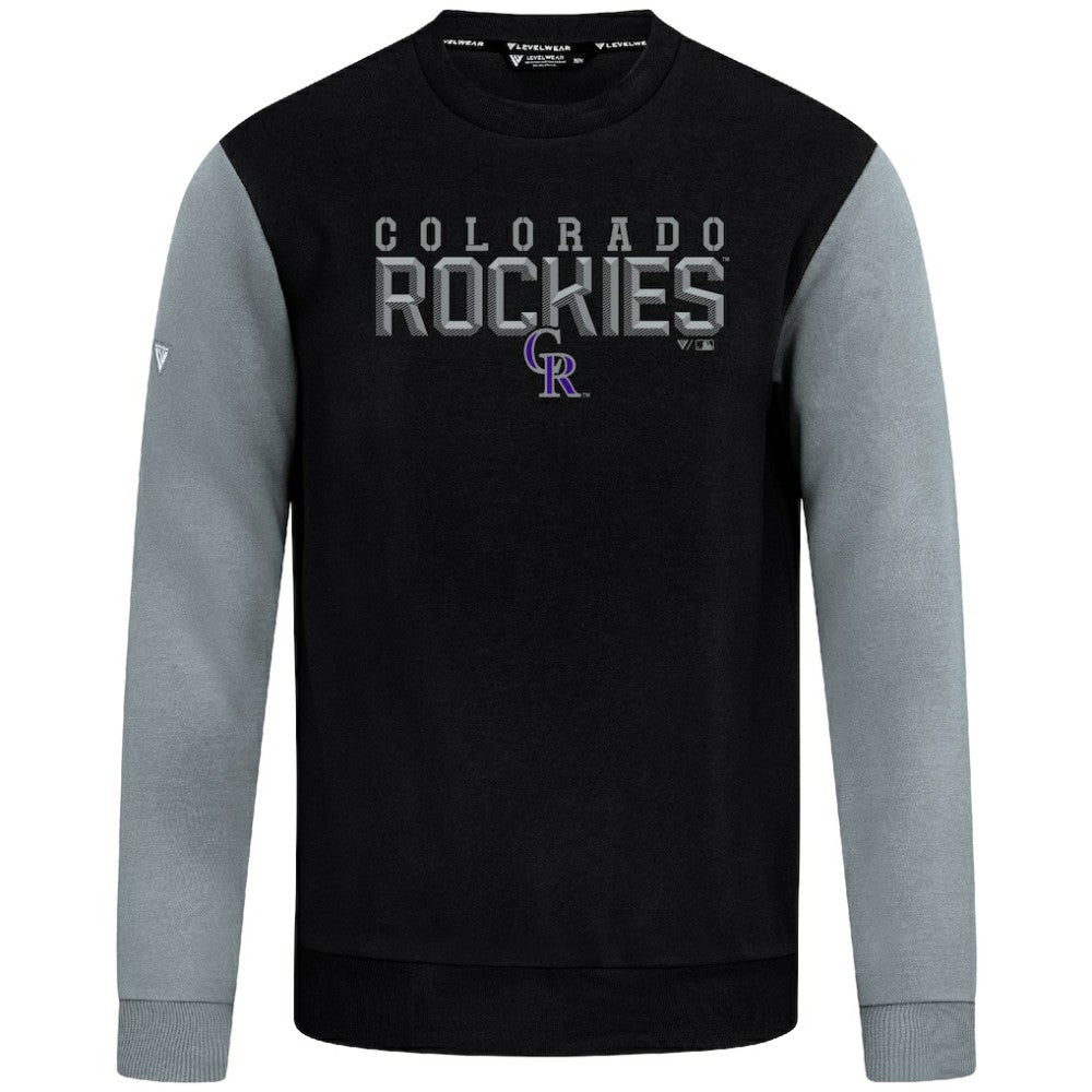Colorado Rockies Levelwear Throwback Ultimate Carve Sweatshirt - MLB