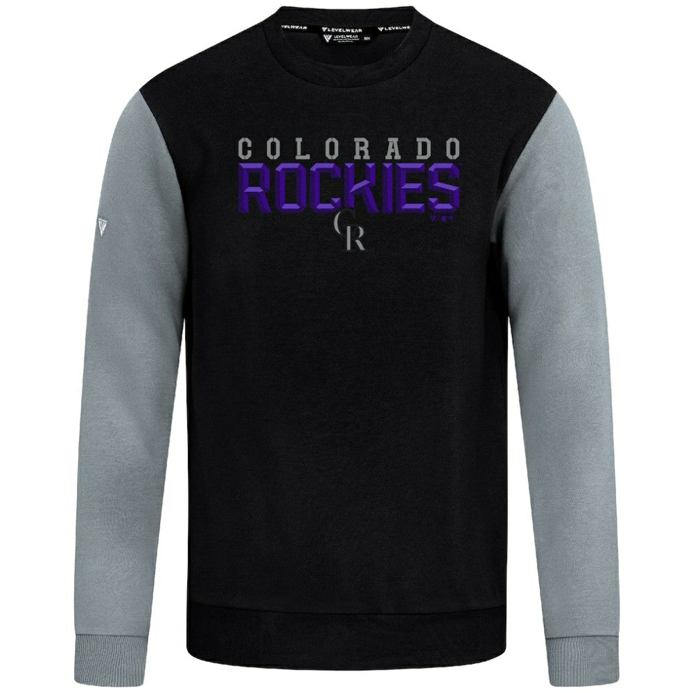 Colorado Rockies Levelwear Throwback Ultimate Carve Sweatshirt - MLB