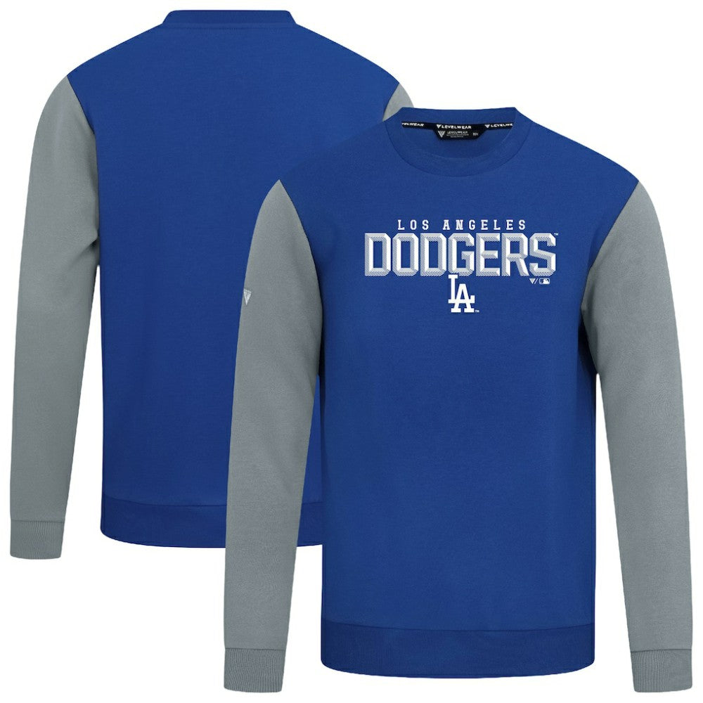 Los Angeles Dodgers Levelwear Throwback Ultimate Carve Sweatshirt - MLB