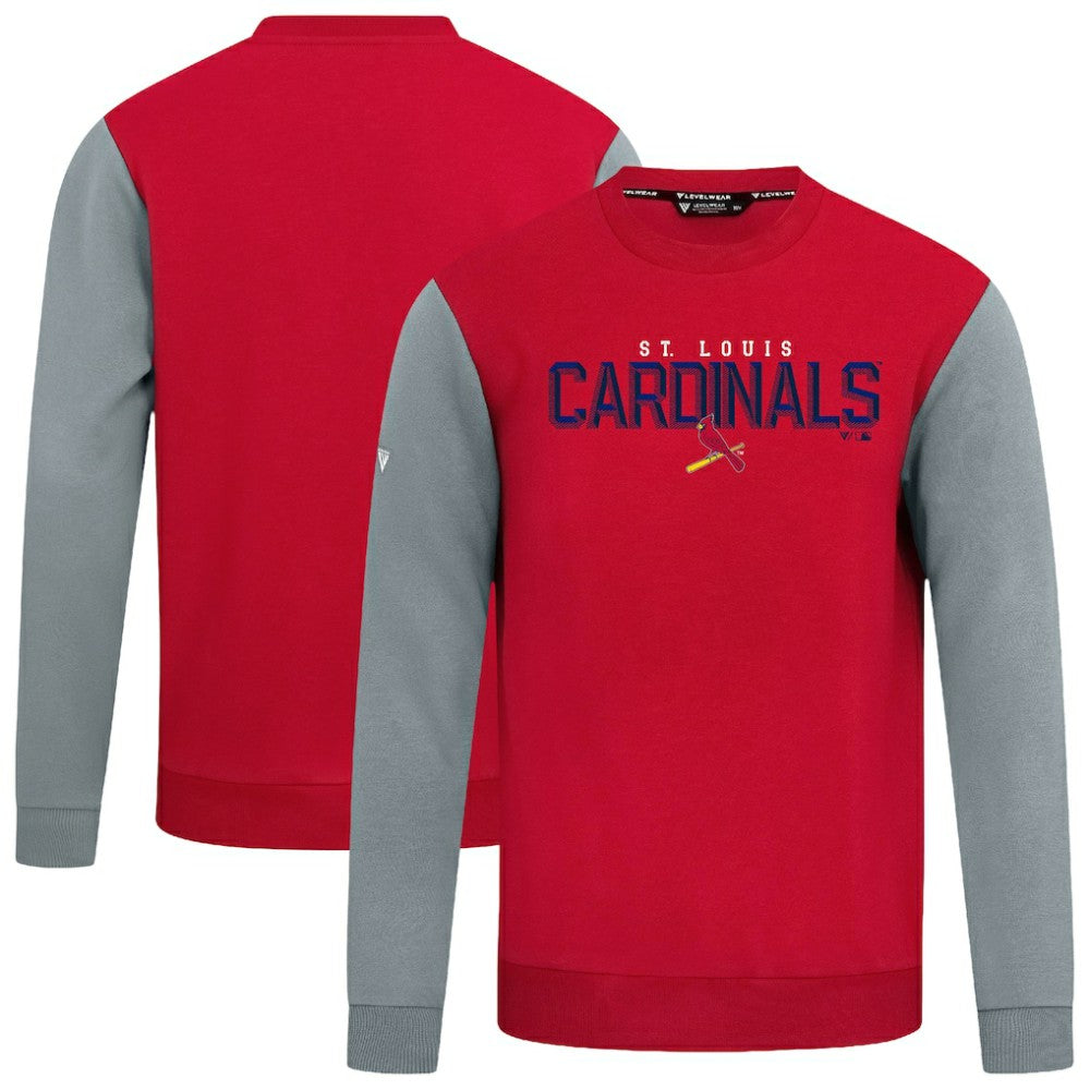 St. Louis Cardinals Levelwear Throwback Ultimate Carve Sweatshirt - MLB