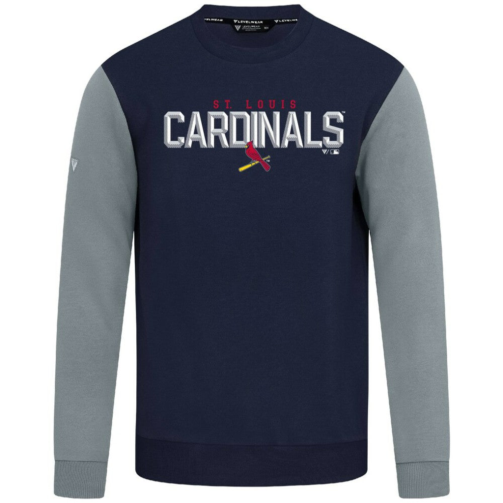 St. Louis Cardinals Levelwear Throwback Ultimate Carve Sweatshirt - MLB