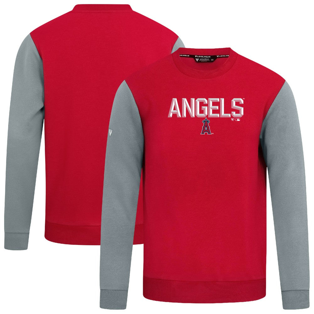 Los Angeles Angels Levelwear Throwback Ultimate Carve Sweatshirt - MLB