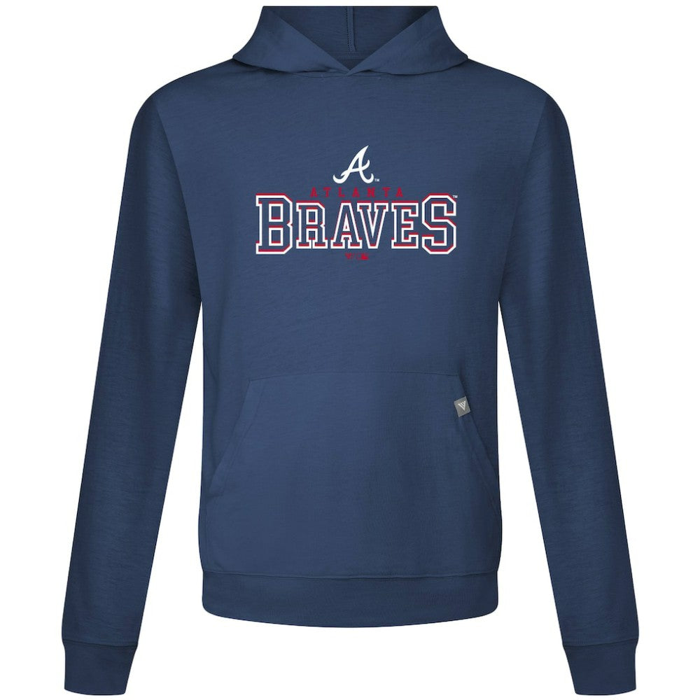 Atlanta Braves Levelwear Relay Journey Pullover Hoodie - MLB