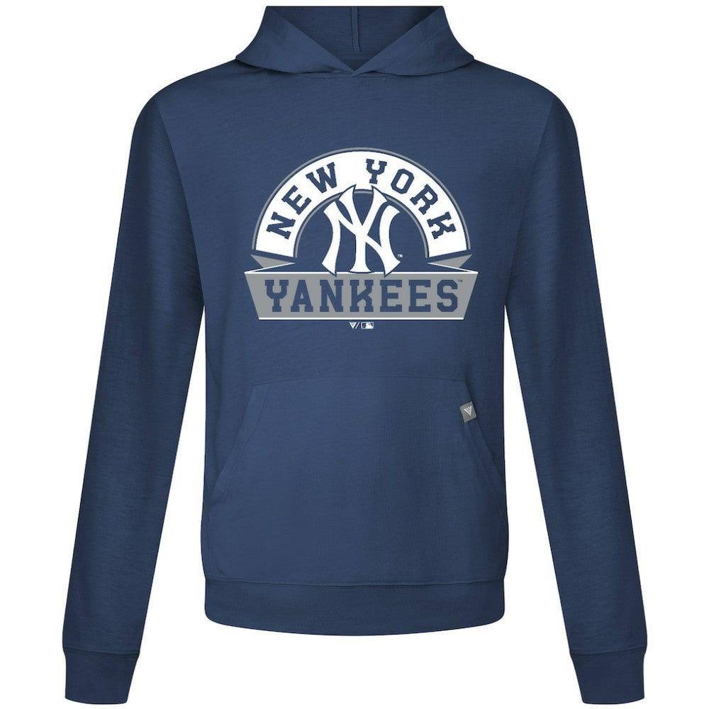 New York Yankees Levelwear Relay Banner Arch Pullover Hoodie - MLB