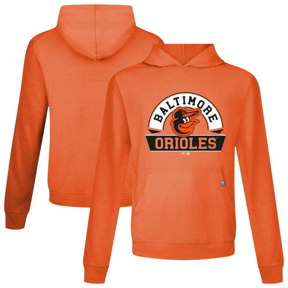 Baltimore Orioles Levelwear Relay Banner Arch Pullover Hoodie - MLB