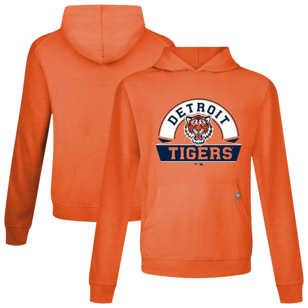 Detroit Tigers Levelwear Relay Banner Arch Pullover Hoodie - MLB
