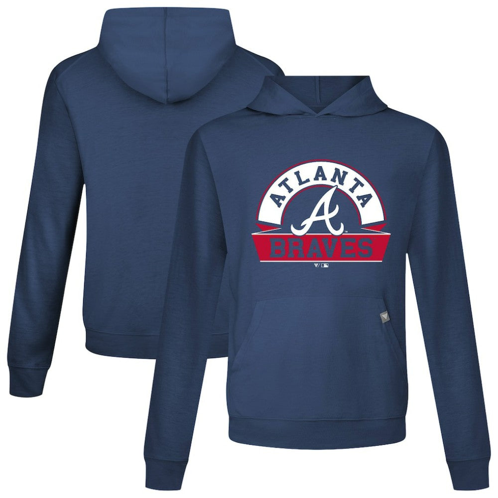Atlanta Braves Levelwear Relay Banner Arch Pullover Hoodie - MLB