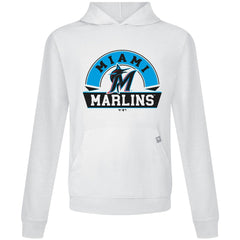 Miami Marlins Levelwear Relay Banner Arch Pullover Hoodie - MLB