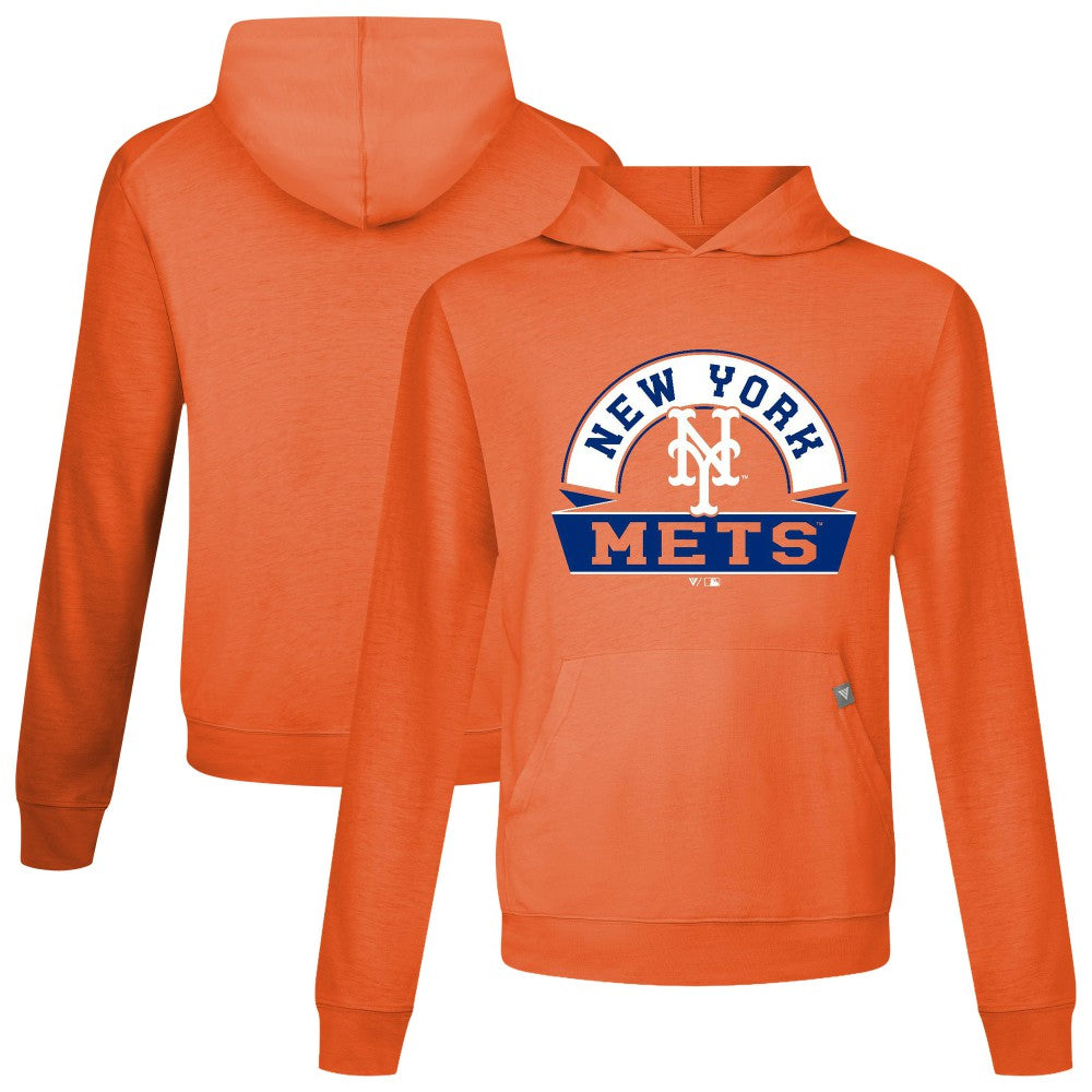 New York Mets Levelwear Relay Banner Arch Pullover Hoodie - MLB