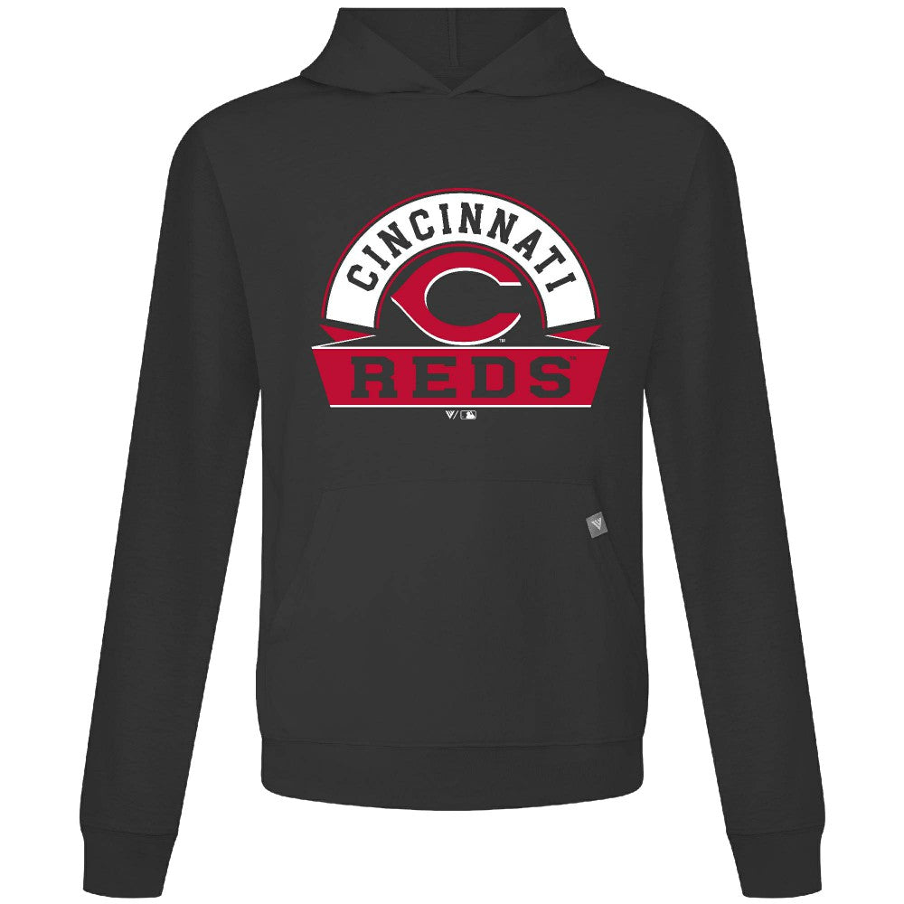 Cincinnati Reds Levelwear Relay Banner Arch Pullover Hoodie - MLB
