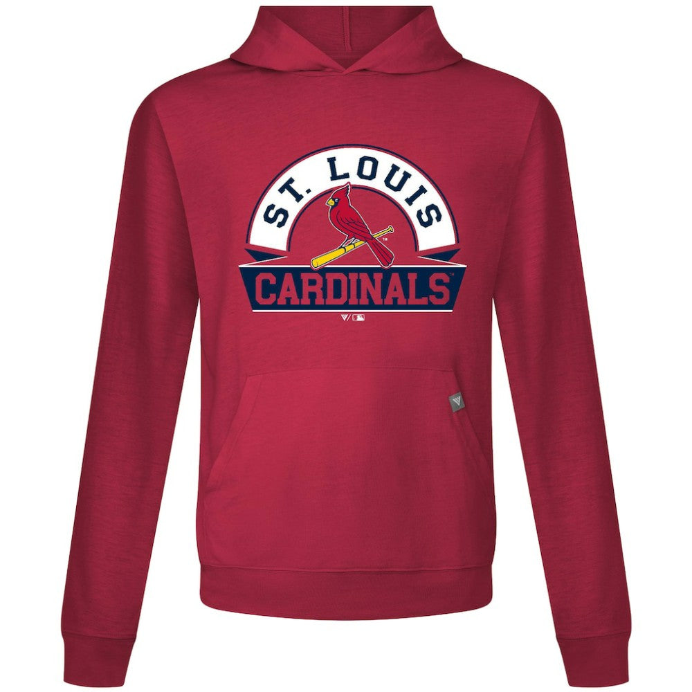 St. Louis Cardinals Levelwear Relay Banner Arch Pullover Hoodie - MLB