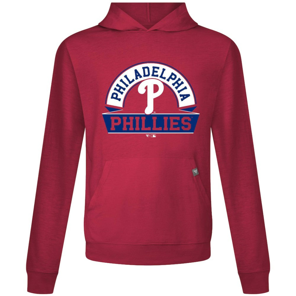Philadelphia Phillies Levelwear Relay Banner Arch Pullover Hoodie - MLB