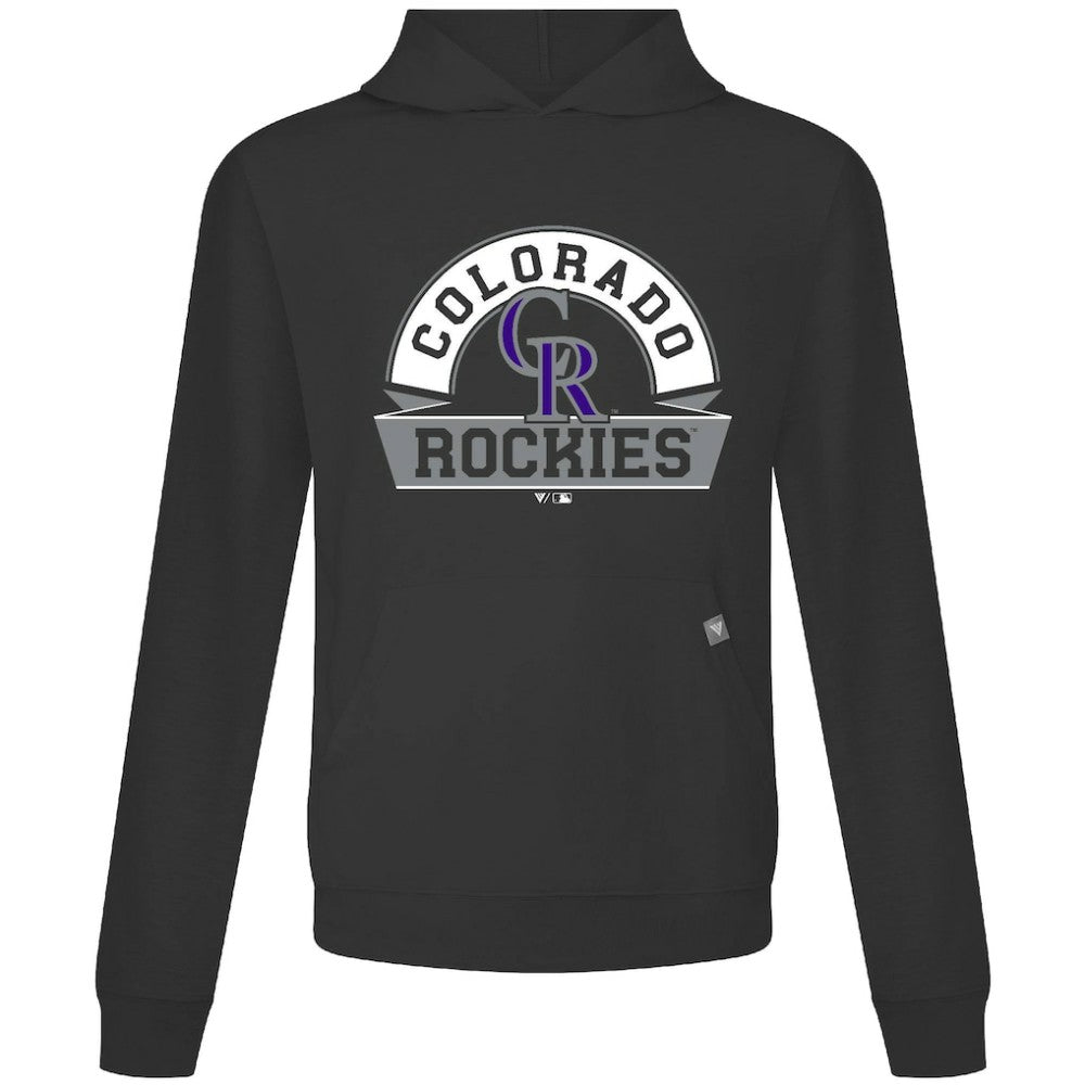 Colorado Rockies Levelwear Relay Banner Arch Pullover Hoodie - MLB
