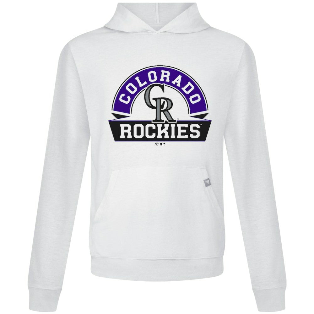 Colorado Rockies Levelwear Relay Banner Arch Pullover Hoodie - MLB