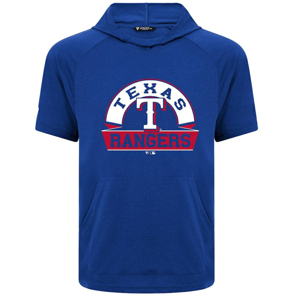Texas Rangers Levelwear Phase Banner Arch Hoodie T-Shirt - MLB