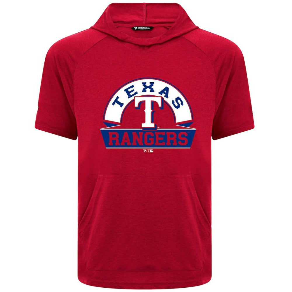 Texas Rangers Levelwear Phase Banner Arch Hoodie T-Shirt - MLB