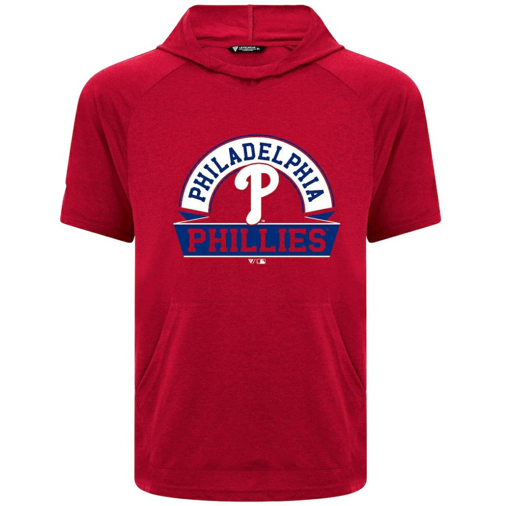 Philadelphia Phillies Levelwear Phase Banner Arch Hoodie T-Shirt - MLB
