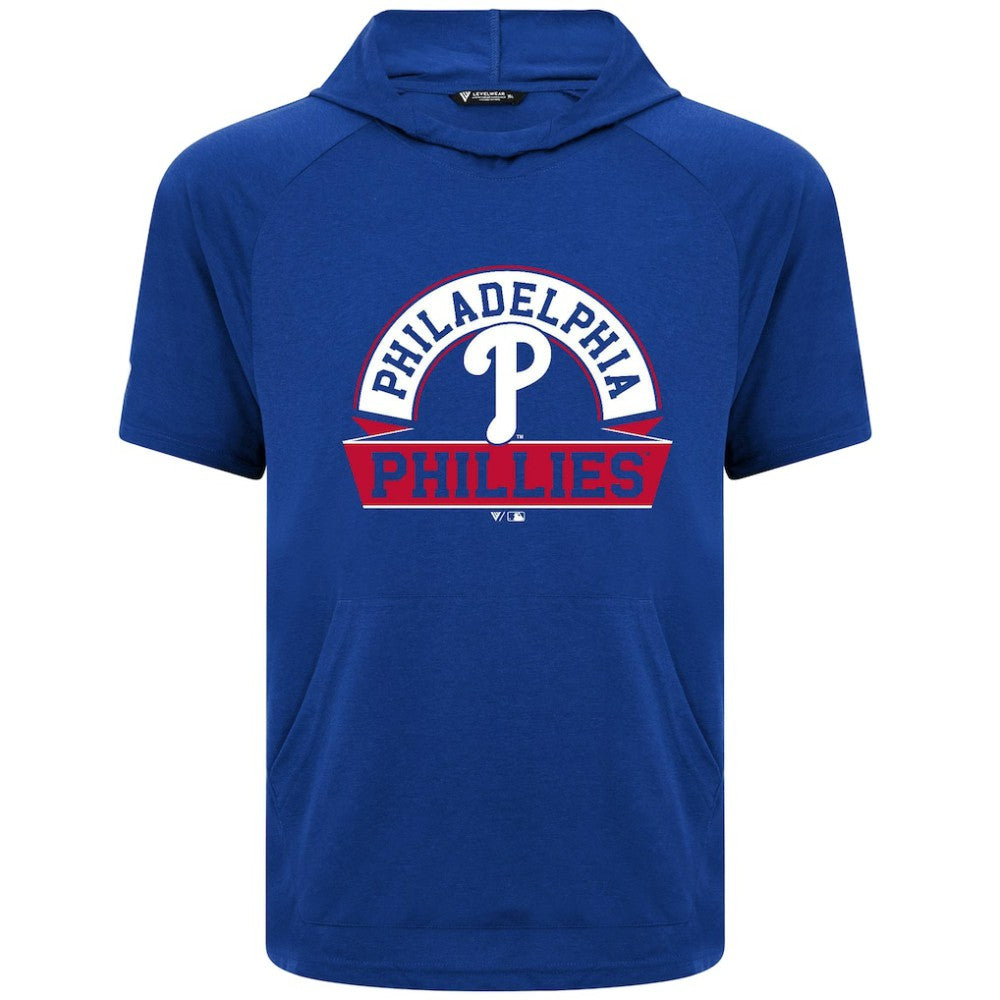 Philadelphia Phillies Levelwear Phase Banner Arch Hoodie T-Shirt - MLB