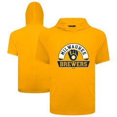 Milwaukee Brewers Levelwear Phase Banner Arch Hoodie T-Shirt - MLB