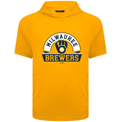 Milwaukee Brewers Levelwear Phase Banner Arch Hoodie T-Shirt - MLB