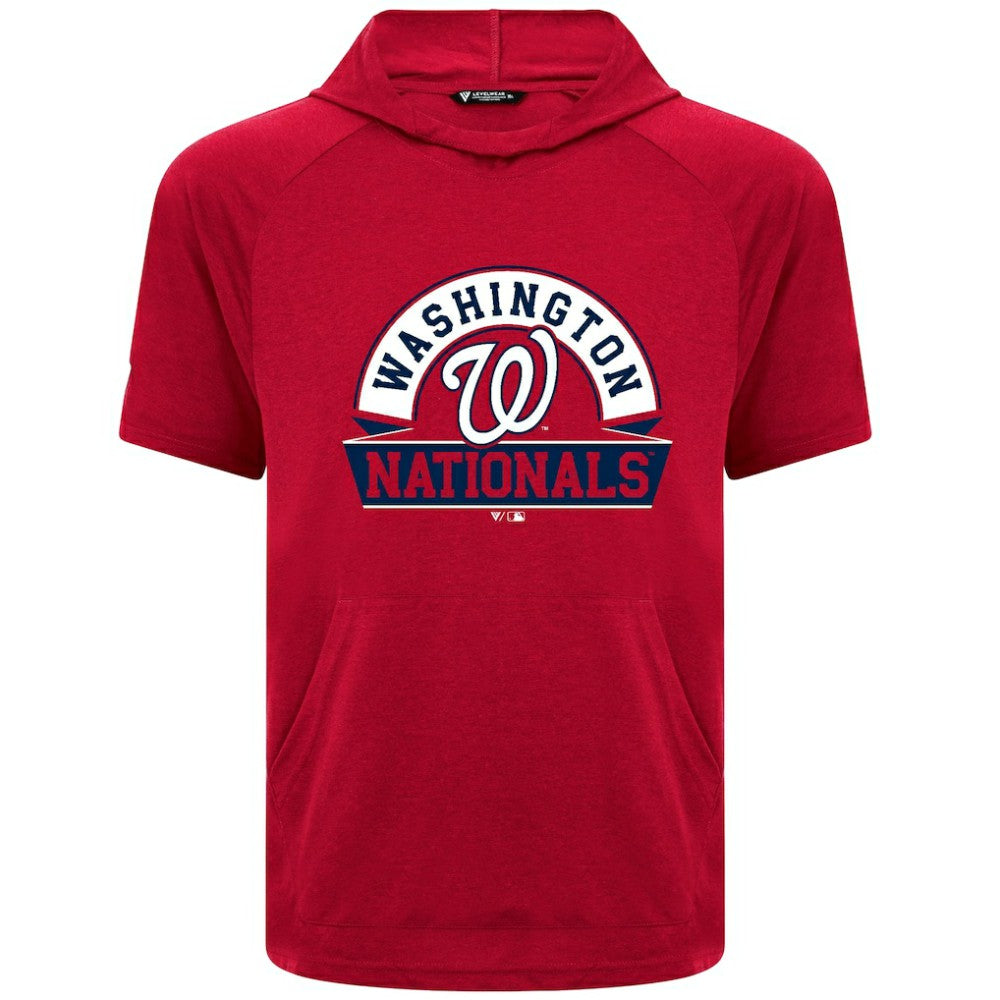 Washington Nationals Levelwear Phase Banner Arch Hoodie T-Shirt - MLB