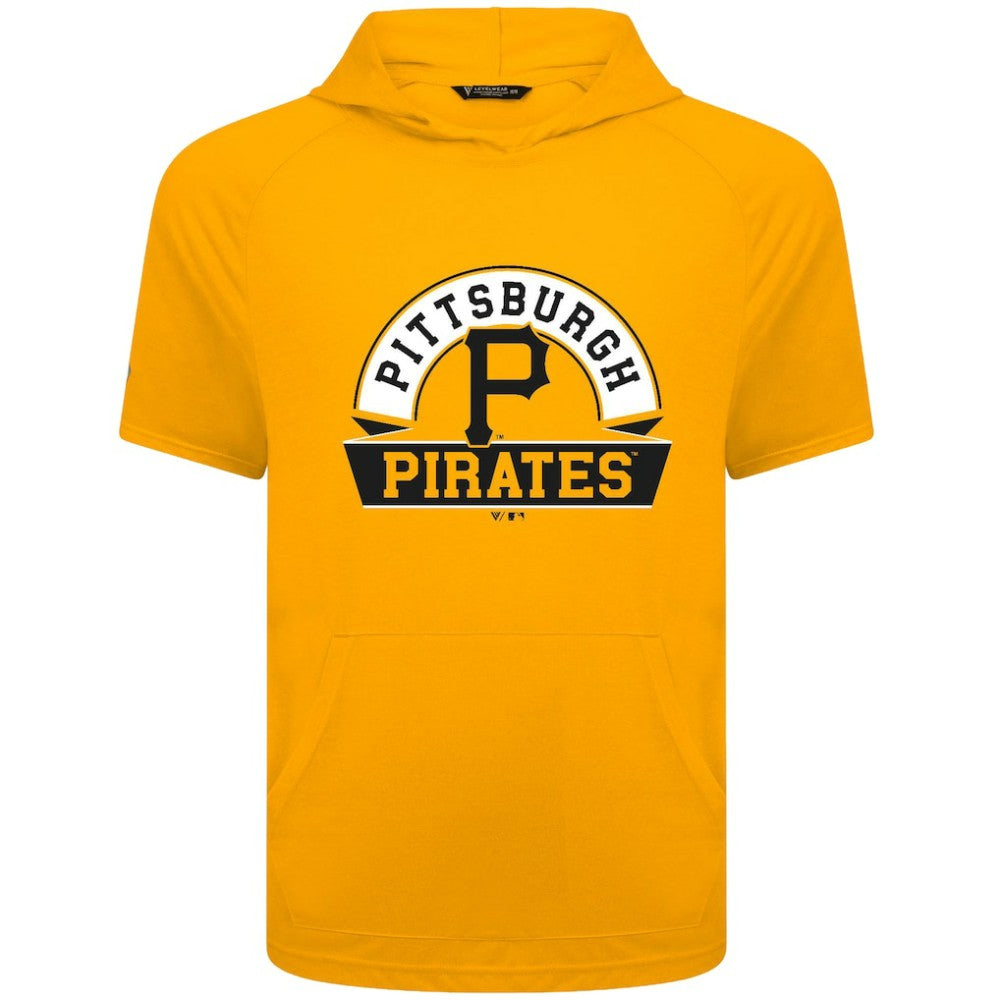 Pittsburgh Pirates Levelwear Phase Banner Arch Hoodie T-Shirt - MLB