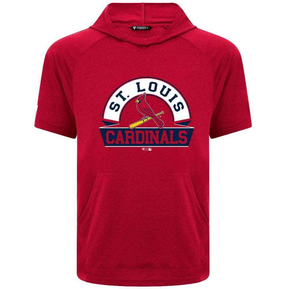 St. Louis Cardinals Levelwear Phase Banner Arch Hoodie T-Shirt - MLB
