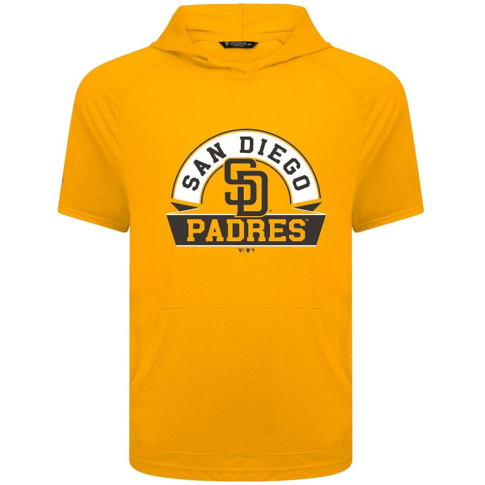 San Diego Padres Levelwear Phase Banner Arch Hoodie T-Shirt - MLB