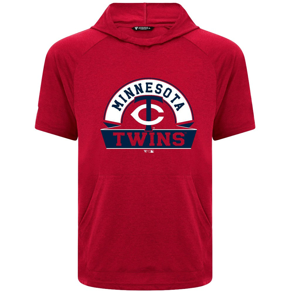 Minnesota Twins Levelwear Phase Banner Arch Hoodie T-Shirt - MLB